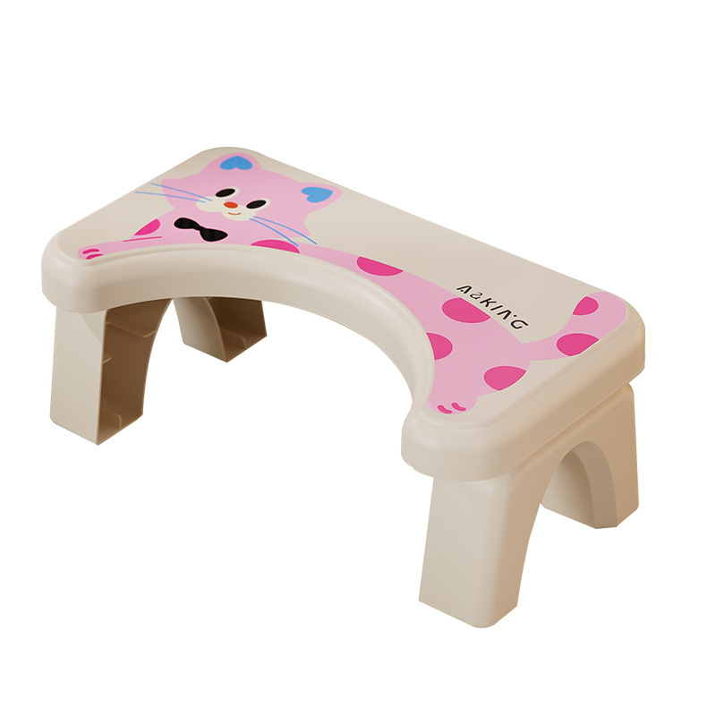 Tualeto kėdutė namų naudojimui — neslidus, sustiprintas, vaikams (Medžiaga: PP; Ne sulankstoma; Be importo)