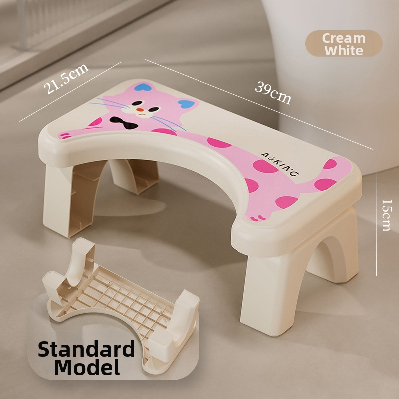 Tualeto kėdutė namų naudojimui — neslidus, sustiprintas, vaikams (Medžiaga: PP; Ne sulankstoma; Be importo)