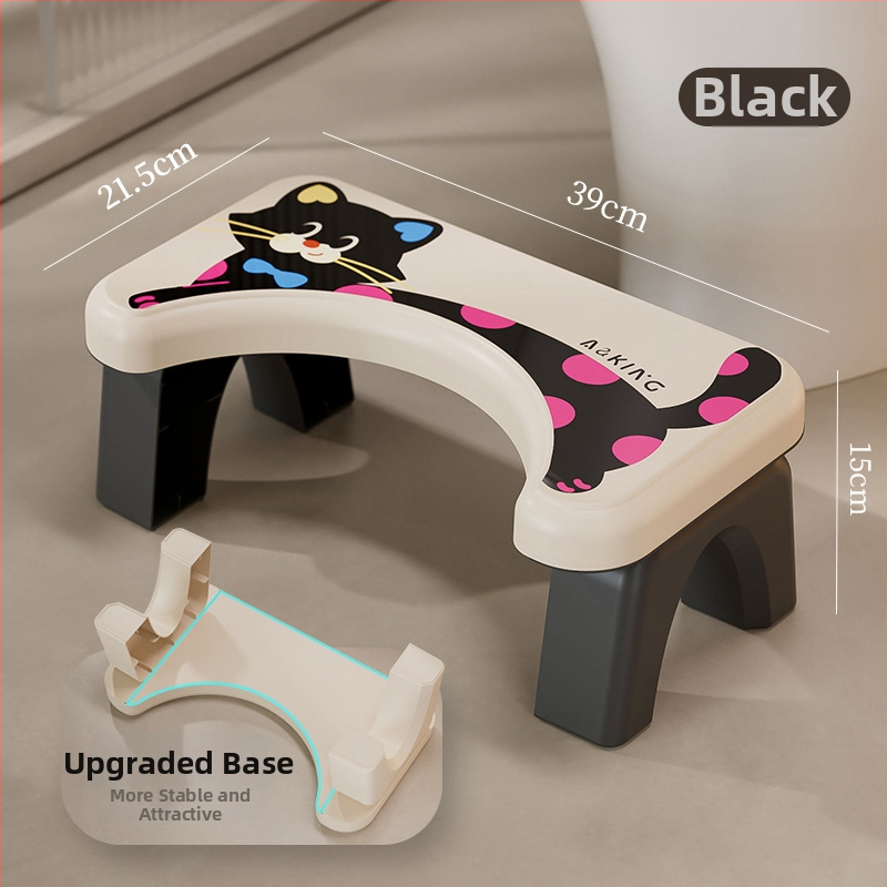 Tualeto kėdutė namų naudojimui — neslidus, sustiprintas, vaikams (Medžiaga: PP; Ne sulankstoma; Be importo)