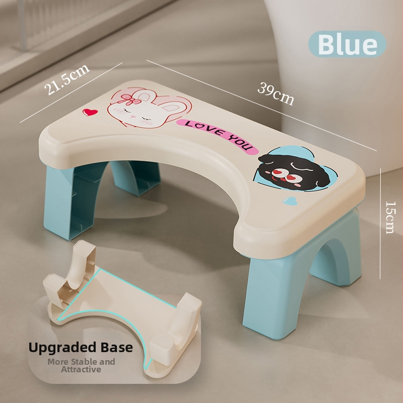 Tualeto kėdutė namų naudojimui — neslidus, sustiprintas, vaikams (Medžiaga: PP; Ne sulankstoma; Be importo)