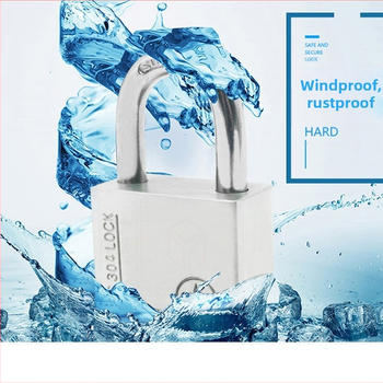 304 nerūdijančio plieno spyna, atsparus vagystėms ir vandeniui, tiesioginio atidarymo tipas, modelis Sbe, šiuolaikiškas minimalistinis dizainas