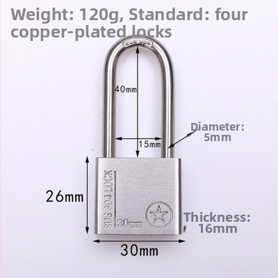 304 nerūdijančio plieno spyna, atsparus vagystėms ir vandeniui, tiesioginio atidarymo tipas, modelis Sbe, šiuolaikiškas minimalistinis dizainas