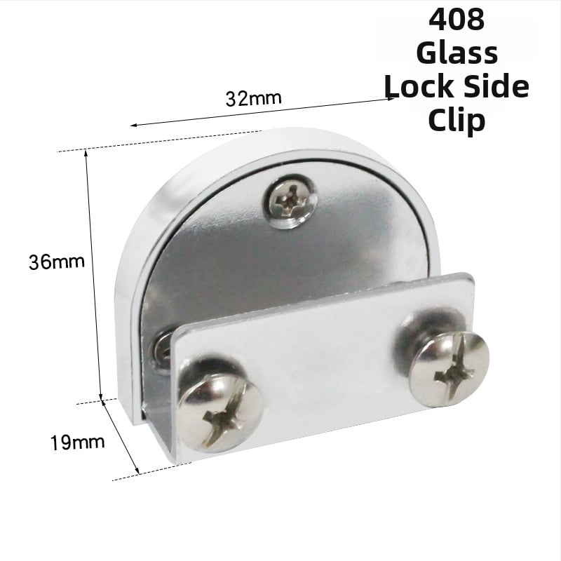 Jin Aoding заключване за стъклен витринен шкаф — за единични и двойни врати; корпус: цинкова сплав; модел 001; подходящ за мебели/домашна декорация