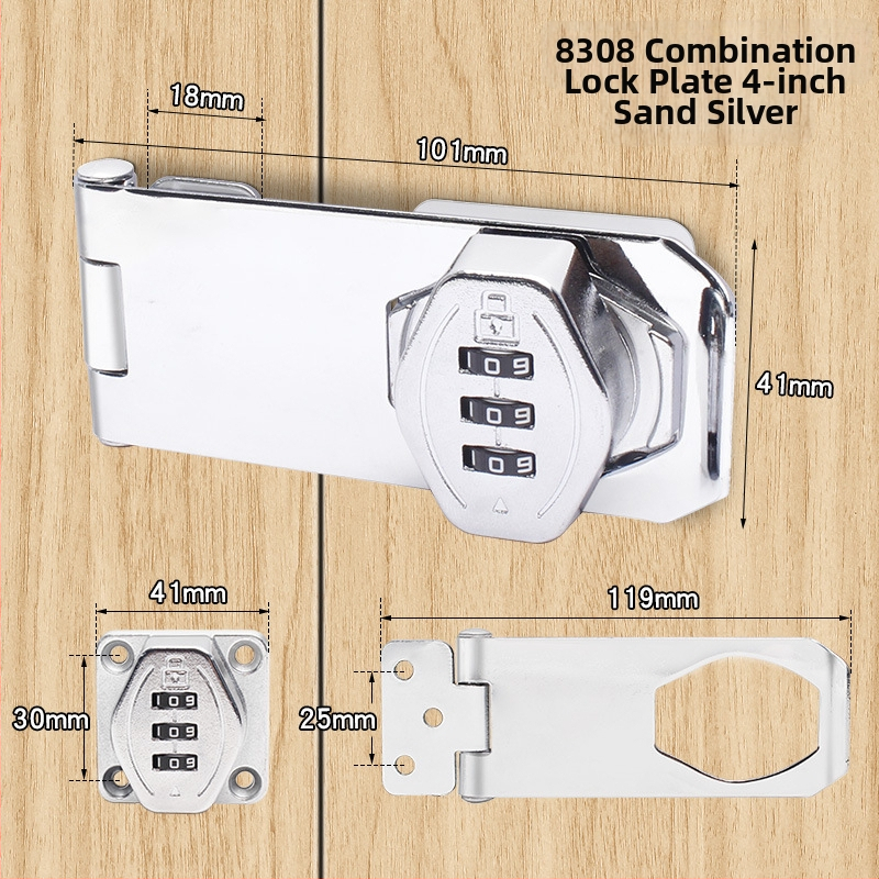 Jin Aoding tsinkide suklus kapp lukustus, puurimiseta paigaldus, 90° nurga sahtli/kapi lukustus, mudel 2023.1.7, litsentsitud privaatse märgistuse võimalus