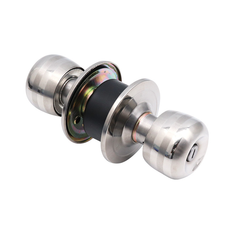 Заключалка за врата от неръждаема стомана с топка – удебелен модел за дървени врати, за домашна спалня