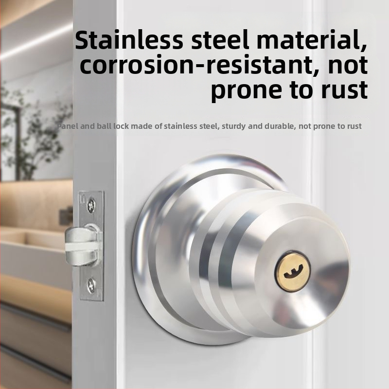 Ball lock iekšdurvju slēdzene, daudzfunkcionāla, no dzelzs, modelis 5831, mūsdienīgs stils