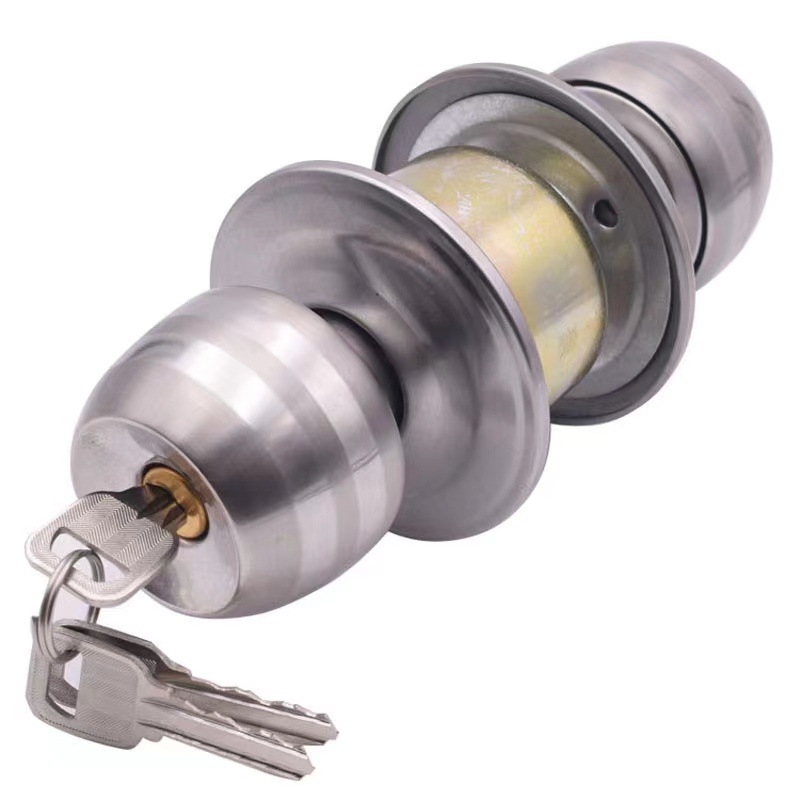Ball lock многофункционално заключване за интериорни врати, желязо, модел 5831, стил модерен минимализъм