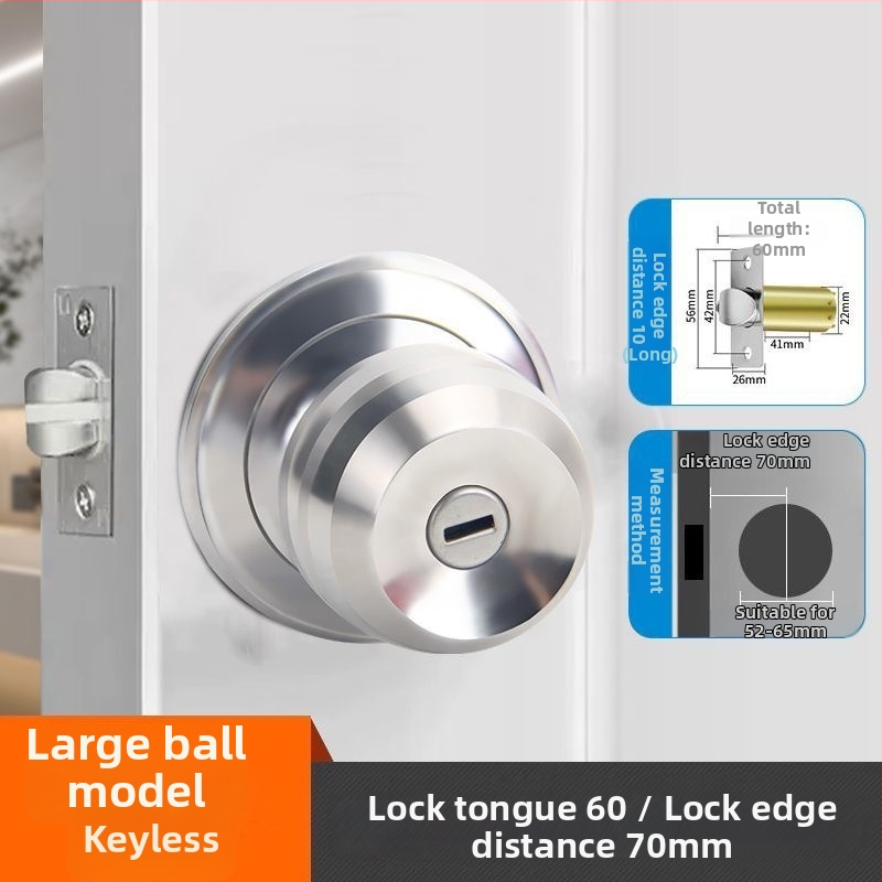 Ball lock siseukse lukk, mitmekülgne, rauast, mudel 5831, moodsus ja lihtsus