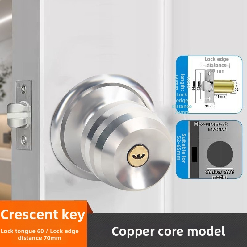 Ball lock siseukse lukk, mitmekülgne, rauast, mudel 5831, moodsus ja lihtsus