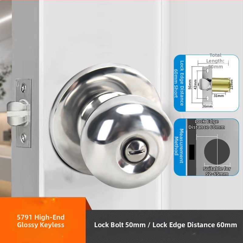 Ball lock siseukse lukk, mitmekülgne, rauast, mudel 5831, moodsus ja lihtsus