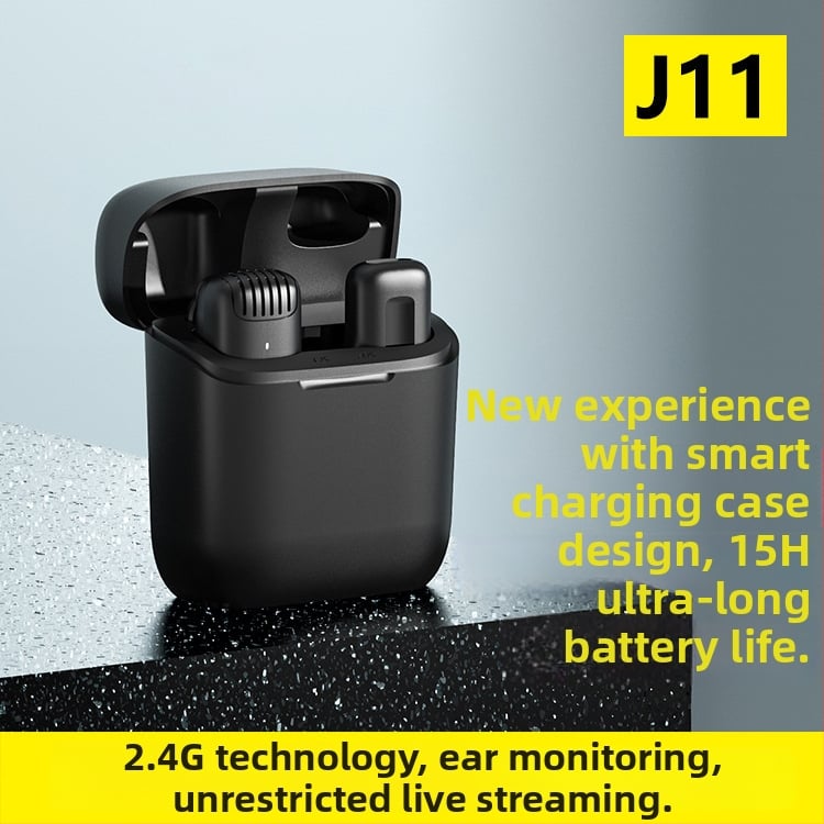 Laidinis lavalier mikrofonas telefonui ir tiesioginėms transliacijoms - Plug-and-Play, 20 Hz–20 kHz, SNR ≥60 dB, įmontuota baterija 50–100 mAh, veikimo laikas 6–8 val.