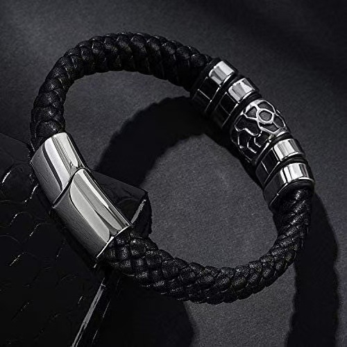 Трансгранична мъжка гривна от алуминиева сплав, най-продаваната в персонализирани бижута, семпла и очарователна гривна, модерен и горещо продаван артикул.