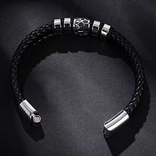 Трансгранична мъжка гривна от алуминиева сплав, най-продаваната в персонализирани бижута, семпла и очарователна гривна, модерен и горещо продаван артикул.