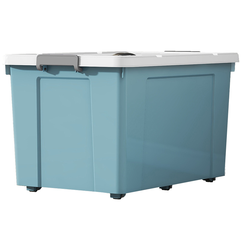 Laikymo dėžė iš PP plastiko, 20–30 L, su dangčiu, nešiojama, judama
