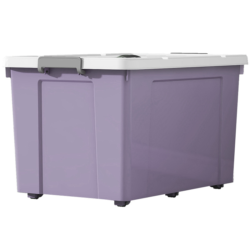Laikymo dėžė iš PP plastiko, 20–30 L, su dangčiu, nešiojama, judama