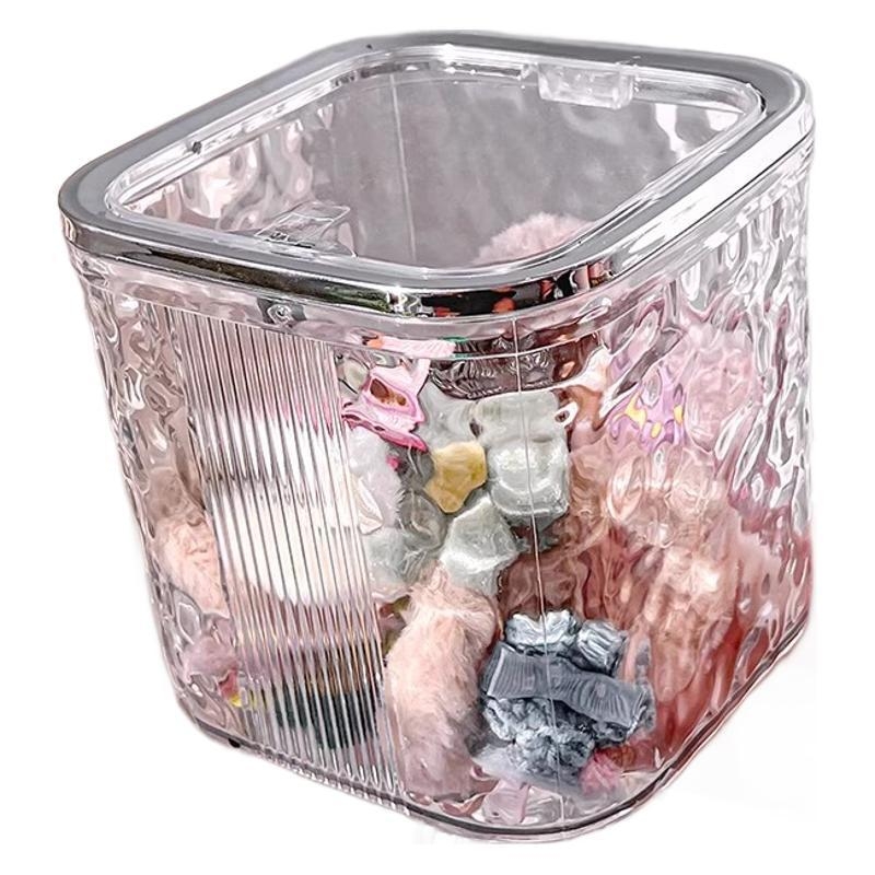 Кутия за съхранение на аксесоари за коса, пластмасова, 18 л капацитет, японски стил, възможност за печат на лого