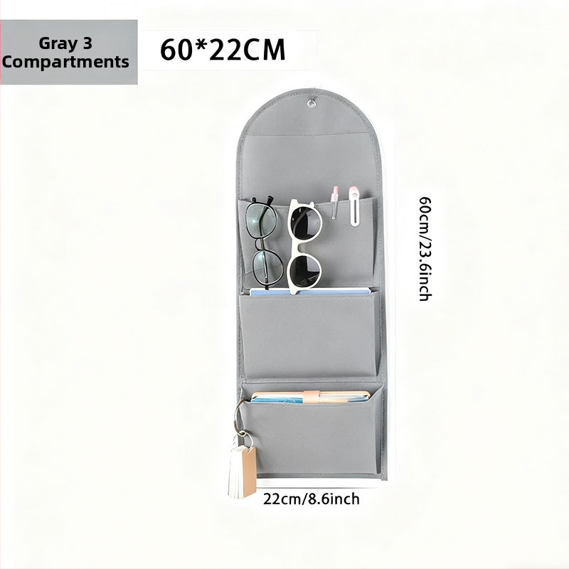 Prie sienos kabančios saugojimo maišelis garderobei, netintas audinys, daugiafunkcinis miegamojo organizatorius, tinkamas CD, žurnalams ir atvirlai, už durų modelis