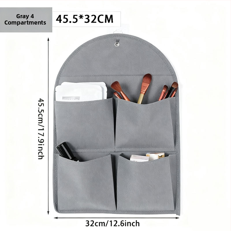 Prie sienos kabančios saugojimo maišelis garderobei, netintas audinys, daugiafunkcinis miegamojo organizatorius, tinkamas CD, žurnalams ir atvirlai, už durų modelis