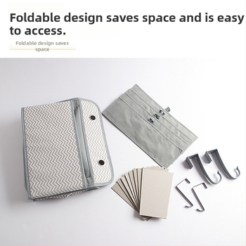 Durų pakabinama saugykla, daugiasluoksnis nepluoštas audinys, keturi skyriai, garderoba ir miegamajam, daugiafunkcinė