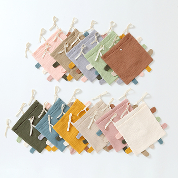 Kūdikio lovelės šoninis kabinamas laikymo maišelis, medvilnė audinys, paprastas ir šiuolaikiškas dizainas, daugiafunkcis