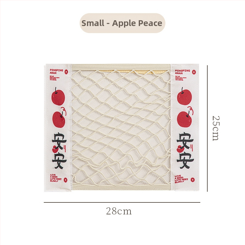 Virtuvės sieninis tinklinis laikymo krepšys su Velcro, poliesteris, modelis Y, daugiafunkcinis