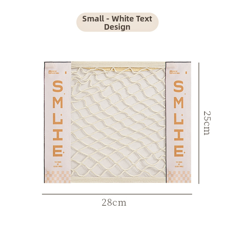 Virtuvės sieninis tinklinis laikymo krepšys su Velcro, poliesteris, modelis Y, daugiafunkcinis