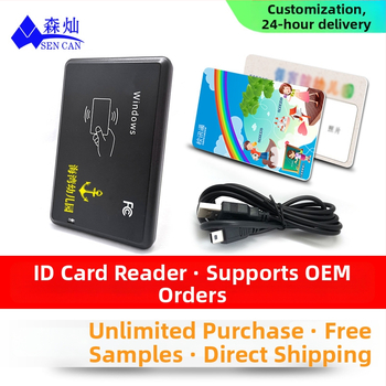 ID kortų skaitytuvas bekontaktis, USB sąsaja, LF 125 kHz, suderinamas su TK4100/EM4100 ir kitomis LF kortomis, modelis SDE, skaitymo atstumas 3–10 cm