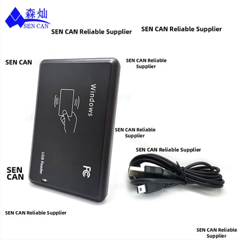 ID kortų skaitytuvas bekontaktis, USB sąsaja, LF 125 kHz, suderinamas su TK4100/EM4100 ir kitomis LF kortomis, modelis SDE, skaitymo atstumas 3–10 cm