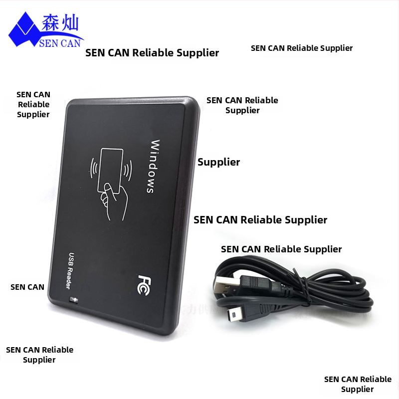 ID kortų skaitytuvas bekontaktis, USB sąsaja, LF 125 kHz, suderinamas su TK4100/EM4100 ir kitomis LF kortomis, modelis SDE, skaitymo atstumas 3–10 cm