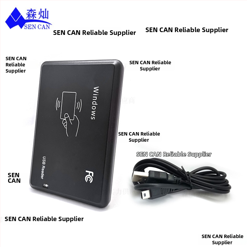 ID kortų skaitytuvas bekontaktis, USB sąsaja, LF 125 kHz, suderinamas su TK4100/EM4100 ir kitomis LF kortomis, modelis SDE, skaitymo atstumas 3–10 cm