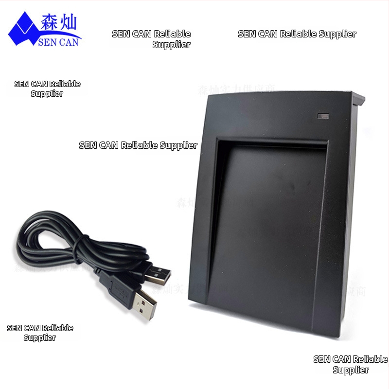 ID kortų skaitytuvas bekontaktis, USB sąsaja, LF 125 kHz, suderinamas su TK4100/EM4100 ir kitomis LF kortomis, modelis SDE, skaitymo atstumas 3–10 cm