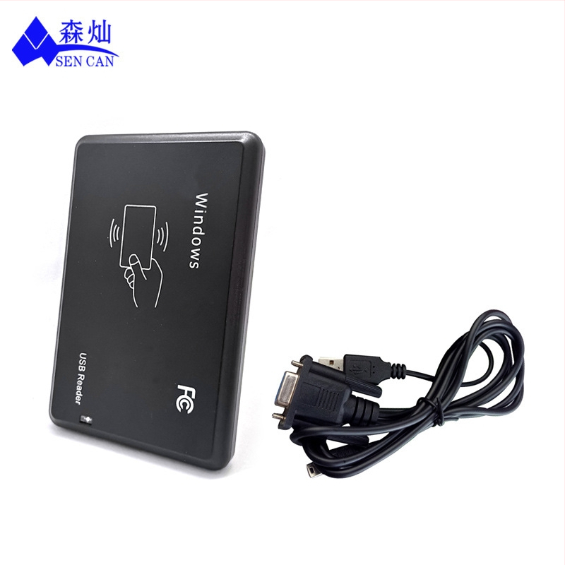 ID kortų skaitytuvas bekontaktis, USB sąsaja, LF 125 kHz, suderinamas su TK4100/EM4100 ir kitomis LF kortomis, modelis SDE, skaitymo atstumas 3–10 cm