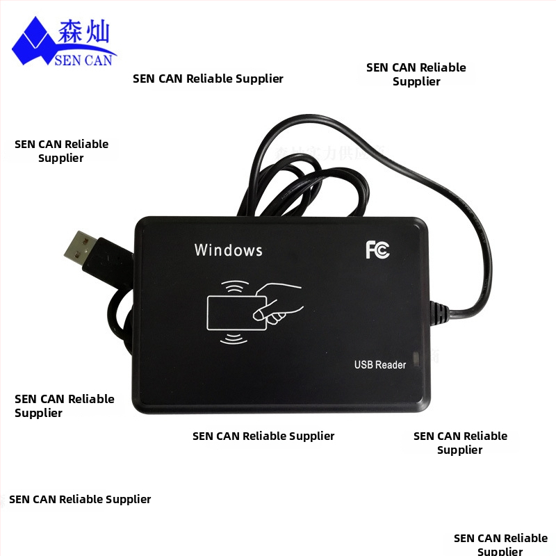 ID kortų skaitytuvas bekontaktis, USB sąsaja, LF 125 kHz, suderinamas su TK4100/EM4100 ir kitomis LF kortomis, modelis SDE, skaitymo atstumas 3–10 cm