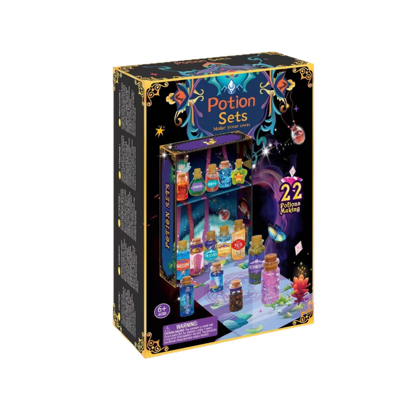 Biologijos ir chemijos DIY rinkinys – Magiškas eliksyras rinkinys vaikams 7–14 metų, iš plastiko, pakuotė dėžutėje