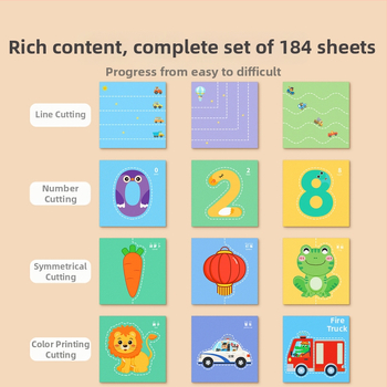 3D origami rinkinys vaikams – popieriaus pjovimo švietimo žaislas 4–6 metų amžiaus