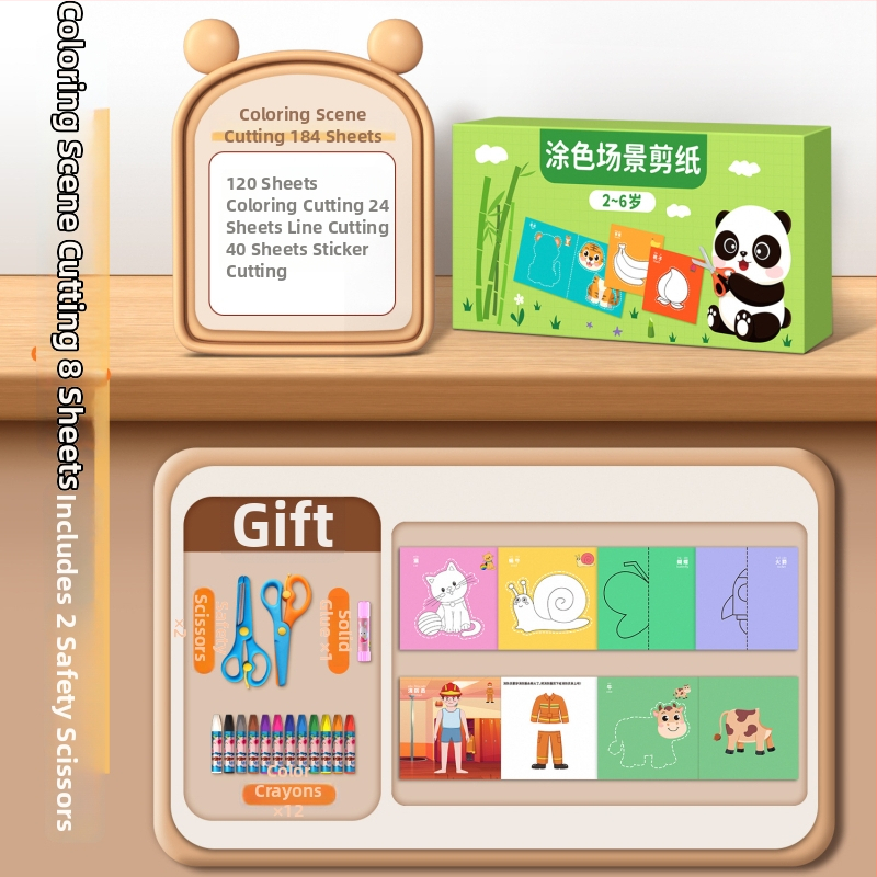 3D origami rinkinys vaikams – popieriaus pjovimo švietimo žaislas 4–6 metų amžiaus