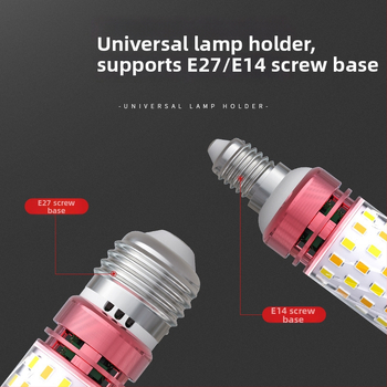 LED kukurūzų lemputė, E27/E14 lizdas, 220V, 1000 lm, 3000K, 360° spinduliavimas