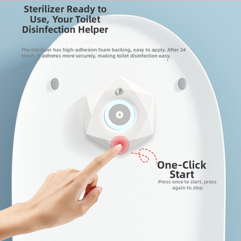 Умна UV лампа за дезинфекция на тоалетната, 270–280 nm, 5V, IP55, 10000h