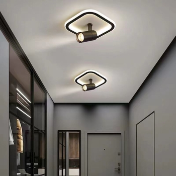 Lubų šviestuvas, šiuolaikiškai minimalistinis LED, paviršinis montavimas, pasukamas spotas, plieno korpusas, PVC gaubtas, 220V, 3C sertifikatas