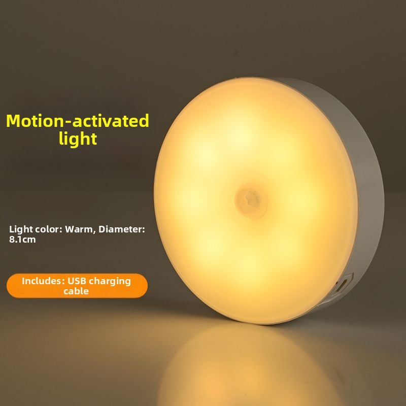 LED таванна лампа с датчик за движение и контрол на светлината, презареждаща се, обхват 5-10 m2