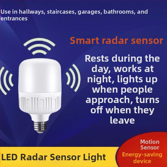 LED lubos šviestuvas su radaro judėjimo jutikliu ir garso-švies valdymu, 120 V, Ali smart, FCC-B, tinka balkonui ir koridoriui