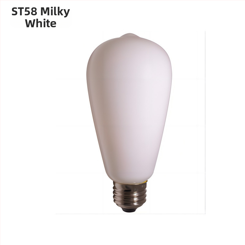 Edison LED filamentų lemputė E27 ST64, 220V, 480 lm, 360° šviesos spindulio kampas, reguliuojamas ryškumas