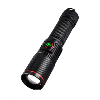 Rankinis žibintuvas su aliuminio lydinio korpusu, modelis G25-0921, 50–100 m nuotolis, atsparus vandeniui