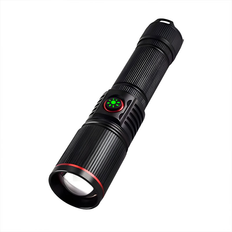 Rankinis žibintuvas su aliuminio lydinio korpusu, modelis G25-0921, 50–100 m nuotolis, atsparus vandeniui