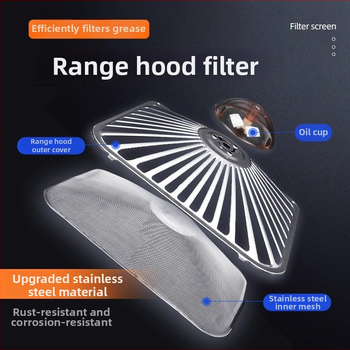 Boss virtuvės gartraukio filtras: 8212 vidinis tinklas, 8210 dūmų gaubtas, 8010 alyvos filtravimo tinklas