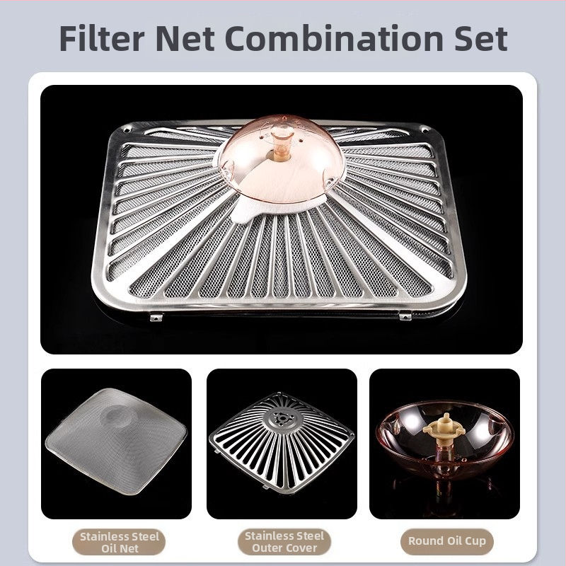 Boss virtuvės gartraukio filtras: 8212 vidinis tinklas, 8210 dūmų gaubtas, 8010 alyvos filtravimo tinklas