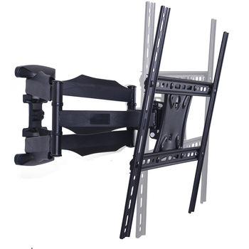 Sukiojamas teleskopinis sieninis laikiklis televizoriui, skirtas Smart TV, iš šaltai valcuoto plieno, svoris 5 kg, komplekte montavimo rinkinys