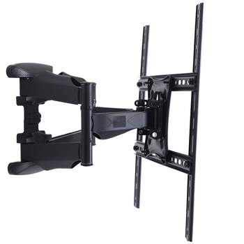 Sukiojamas teleskopinis sieninis laikiklis televizoriui, skirtas Smart TV, iš šaltai valcuoto plieno, svoris 5 kg, komplekte montavimo rinkinys