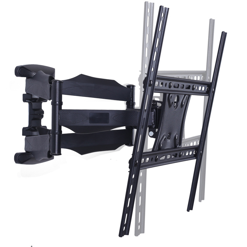 Sukiojamas teleskopinis sieninis laikiklis televizoriui, skirtas Smart TV, iš šaltai valcuoto plieno, svoris 5 kg, komplekte montavimo rinkinys