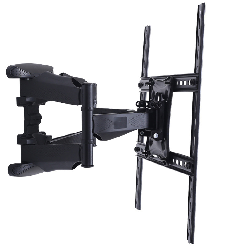 Sukiojamas teleskopinis sieninis laikiklis televizoriui, skirtas Smart TV, iš šaltai valcuoto plieno, svoris 5 kg, komplekte montavimo rinkinys